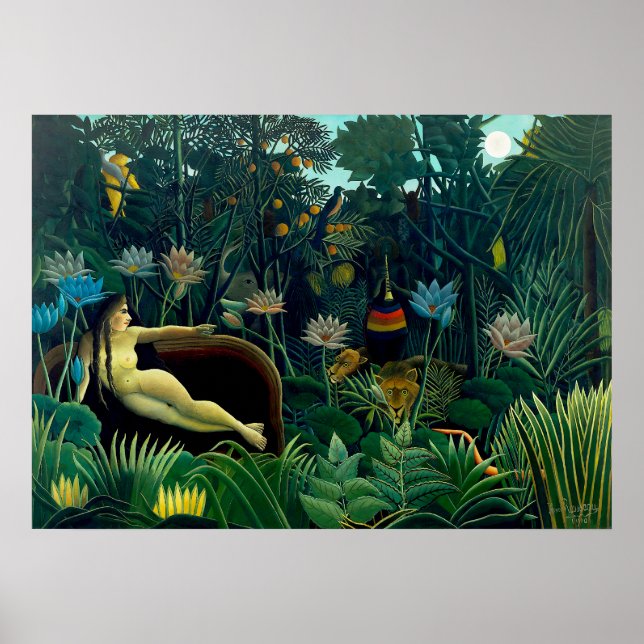 The Dream by Henri Rousseau Poster (Front)