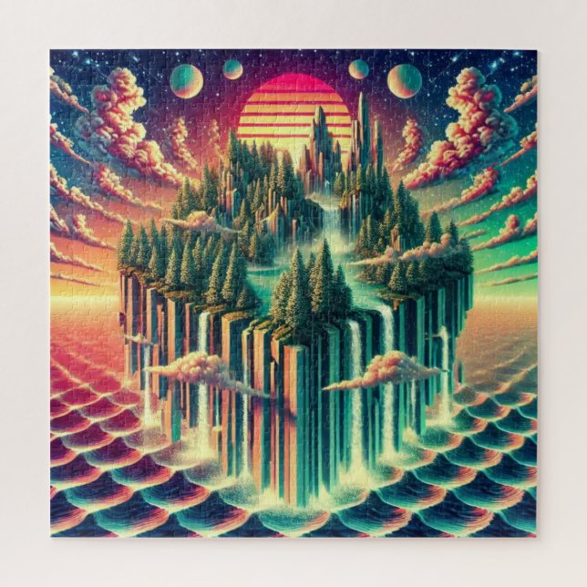 The Dream Island: A Metaphoric Voyage Jigsaw Puzzle (Vertical)