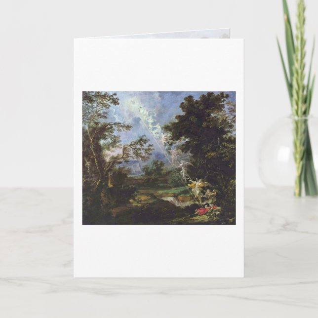 The Dream Of Jacob By Michael Willmann Card (Front)