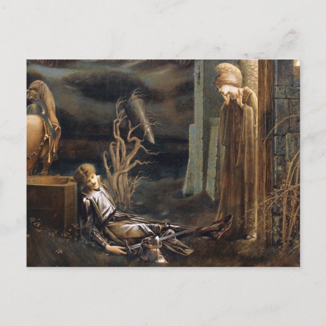 The Dream of Launcelot Postcard (Front)