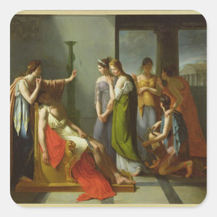 The Dream of Orestes Square Sticker
