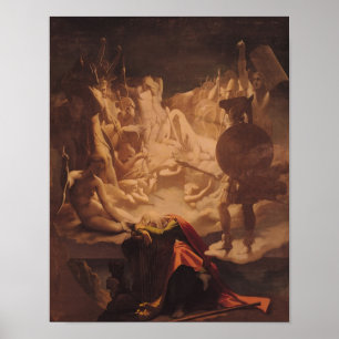 The Dream of Ossian, 1813 Poster