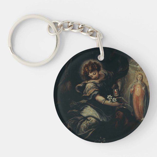 The Dream of Saint Joseph Key Ring (Front)