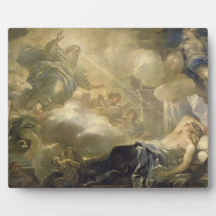 The Dream of Solomon, c.1693 (oil on canvas) Plaque