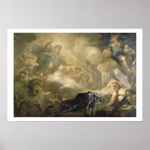 The Dream of Solomon, c.1693 (oil on canvas) Poster
