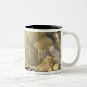 The Dream of Solomon, c.1693 (oil on canvas) Two-Tone Coffee Mug