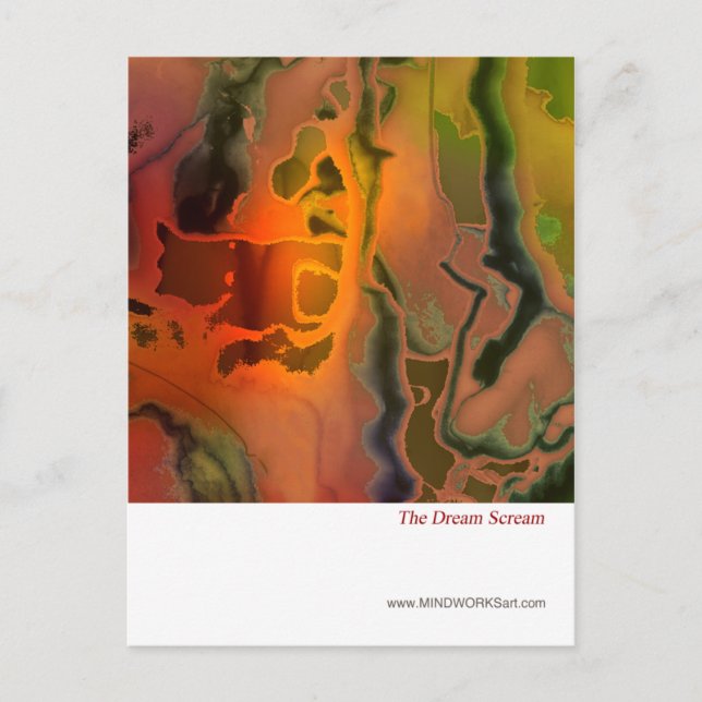 The Dream Scream Postcard (Front)