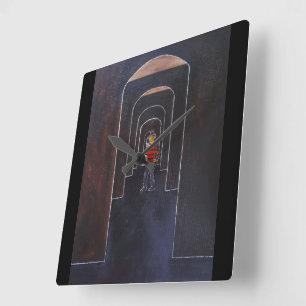 The Dream Stalker Painting by Alfred Fox Square Wall Clock