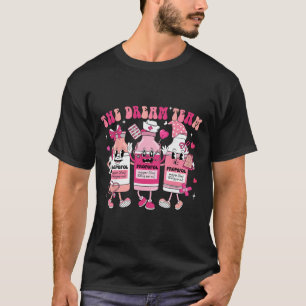 The Dream Team Retro Groovy Nurse Medical Nursing T-Shirt