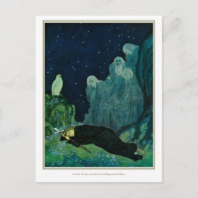 The Dreamer of Dreams: A Circle of Mist Postcard (Front)