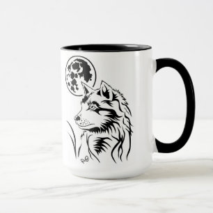 The Dreaming Young Wolf Tasse Mug