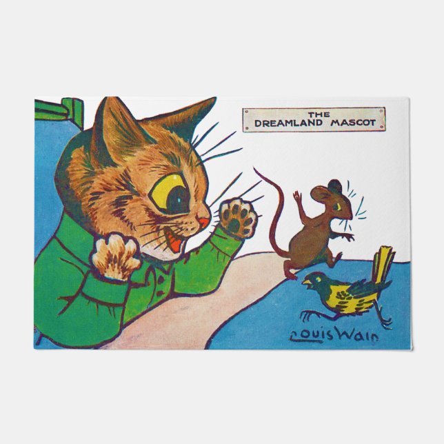 The Dreamland Mascot, Louis Wain Doormat (Front)