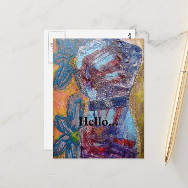 The Dress Postcard (Front/Back In Situ)