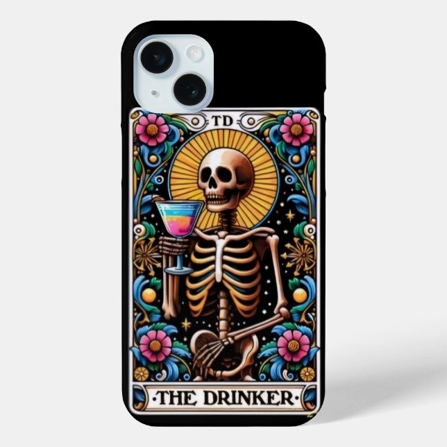 The Drinker Tarot Card Collection Case-Mate iPhone Case (Back)