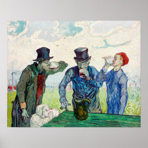 The Drinkers by Vincent Van Gogh Poster