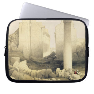 The Dromos or Central Hall of the Great Temple of Laptop Sleeve