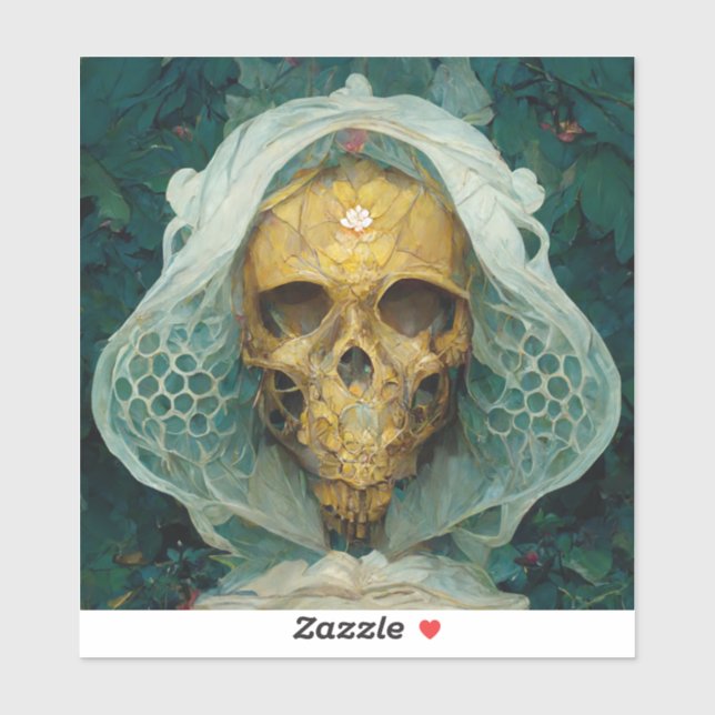 The Drone Bee Skull Fantasy Sci-Fi (Sheet)