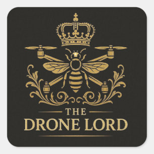 The Drone Lord Lux Sticker