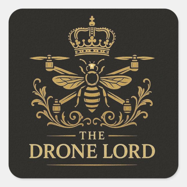 The Drone Lord Lux Sticker (Front)