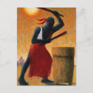 The Drummer 1993 Postcard