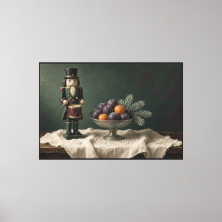 The Drummer and the Sugared Fruit Nutcracker Canvas Print