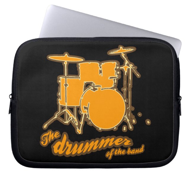 The drummer laptop sleeve (Front)