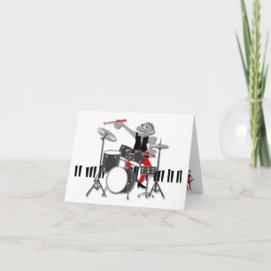 The Drummer Note Card