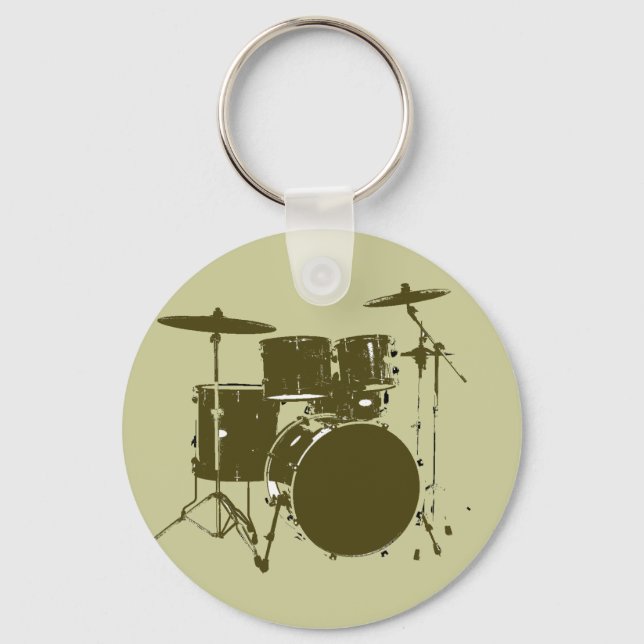 the drummer of the band key ring (Front)
