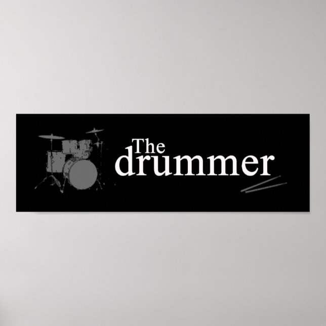 the drummer poster (Front)