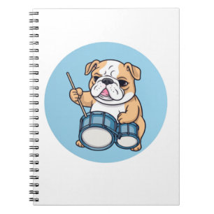 The Drumming Bulldog Beats and Bulldog Grooves Notebook