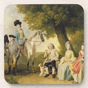 The Drummond Family, c.1769 (oil on canvas) Coaster