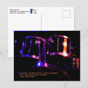 The Drums do the Talking Postcard