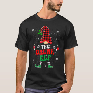 The Drunk  Elf Family Matching Group Christmas Paj T-Shirt