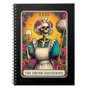 The Drunk Housewife Tarot Card Notebook Collection