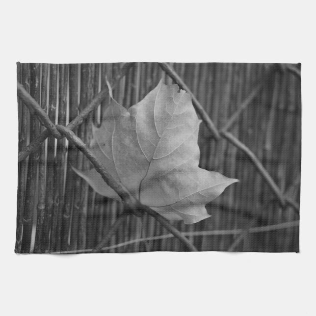 The Dry Maple Leaf - Towel (Horizontal)