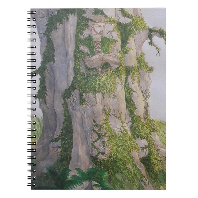 "The Dryad Emerged From His Tree" Notebook (Front)