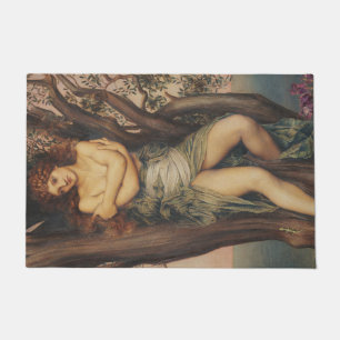 The Dryad (Tree Nymph) (by Evelyn De Morgan) Doormat