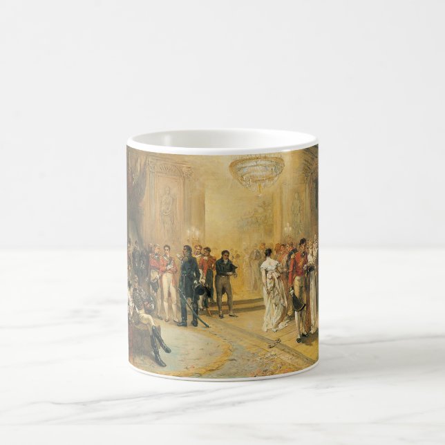 The Duchess of Richmond's Ball in 1815 Coffee Mug (Center)
