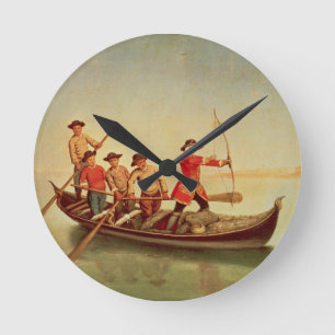 The Duck Hunt Round Clock