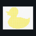 The duck of ducks postcard<br><div class="desc">Ever liked ducks so much you wanted to see what hundreds of them combined to make one duck would look like... .well it's your time now... order now and stop having to use your imagination.</div>
