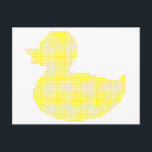 The duck of ducks postcard<br><div class="desc">Ever liked ducks so much you wanted to see what hundreds of them combined to make one duck would look like... .well it's your time now... order now and stop having to use your imagination.</div>