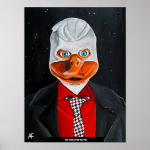 The Duck Painting by Alfred Fox Poster