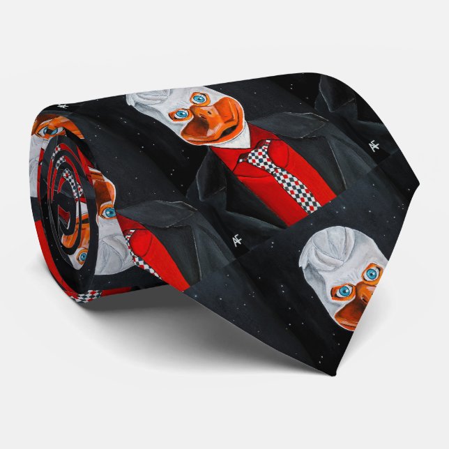 The Duck Painting by Alfred Fox Tie (Rolled)