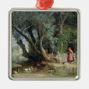 The Duck Pond Metal Tree Decoration
