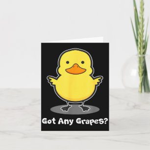 The Duck Song Got Any Gs Ice Fresh Lemonade Funny  Card