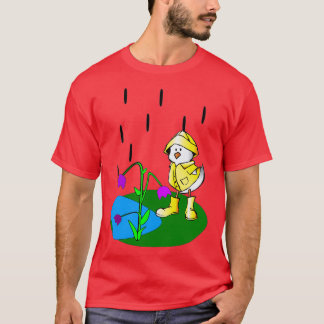 the duck wearing a raincoat T-Shirt