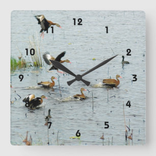 The ducks Acrylic Wall Clock