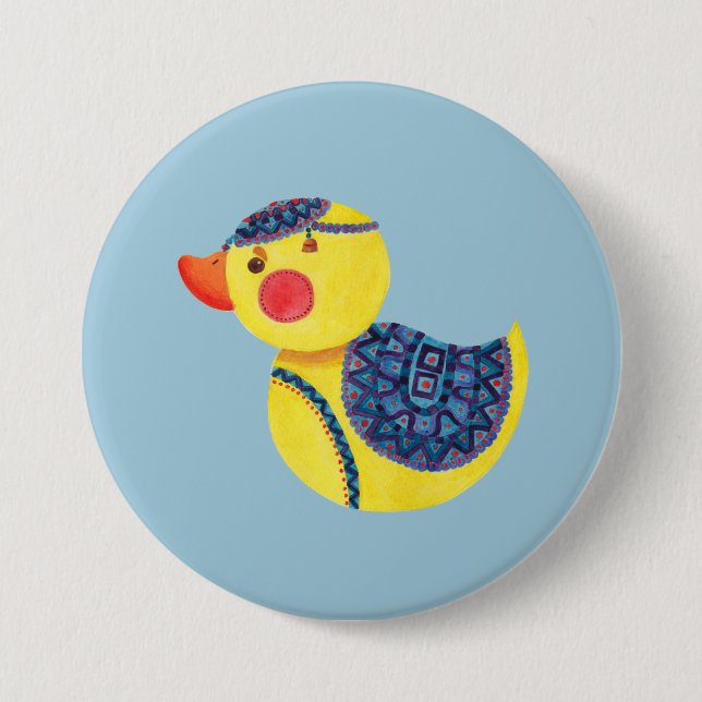 The Ducky Duck 7.5 Cm Round Badge (Front)