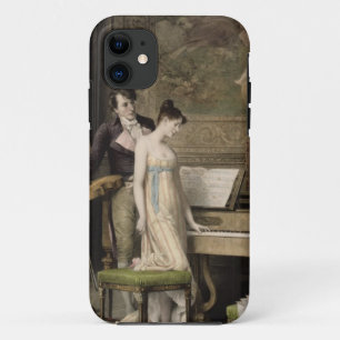 The Duet (mezzotint) iPhone 11 Case