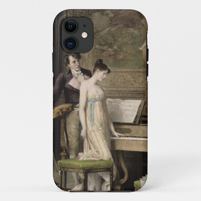 The Duet (mezzotint) Case-Mate iPhone Case (Back)